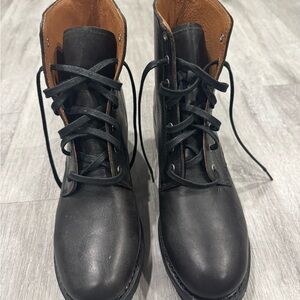 Frye Black Leather Boots 11M